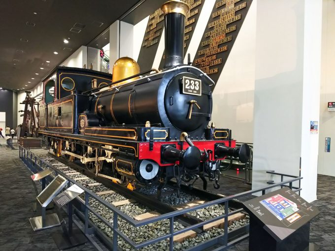 【京都鉄道博物館】展示車両（本館1F）《SL 230形233号機》