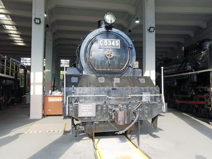 【京都鉄道博物館】展示車両（扇形車庫）《SL C53形45号機》